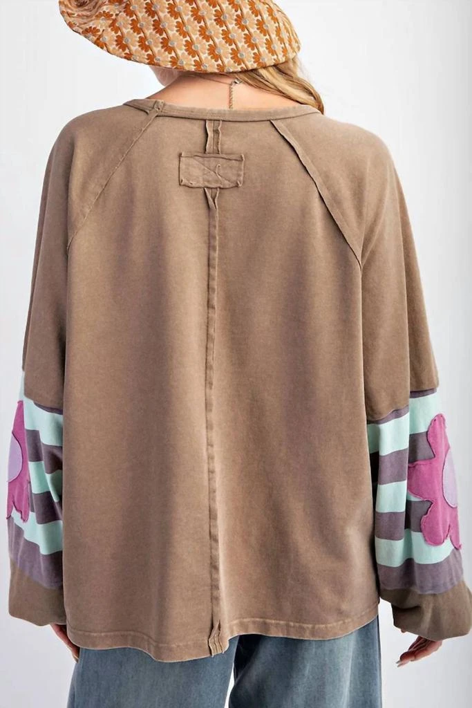 Easel Easel - Floral Patchwork Sweatshirt 2