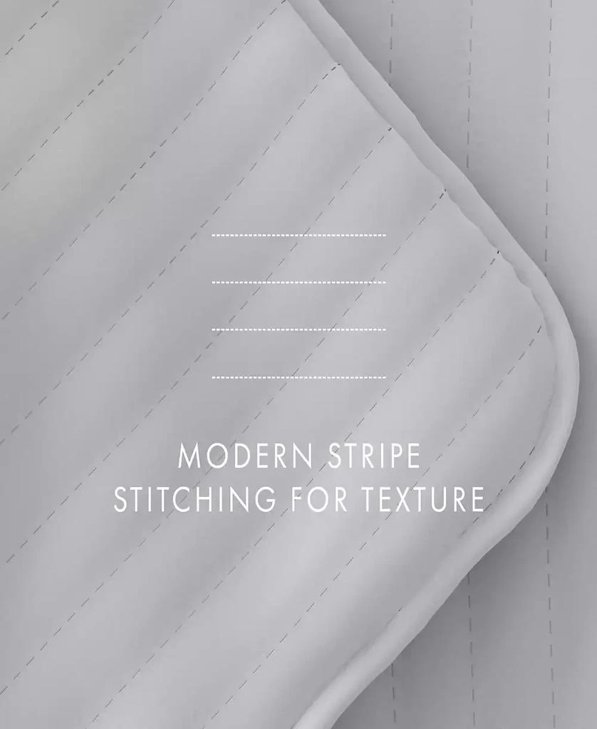 IENJOY HOME Stripe Stitch 2-Pc. Quilt Set 16
