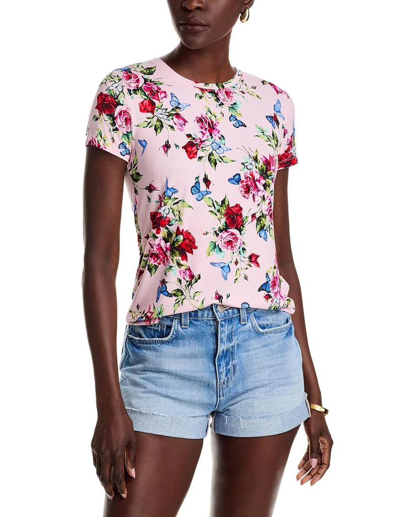 L'Agence Ressi Femme Rose Crewneck Tee 1