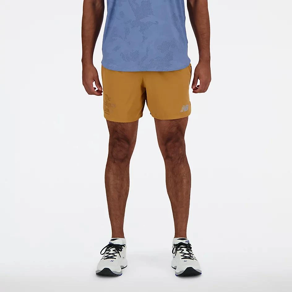 New Balance Graphic Impact Run 5 Inch Short 2