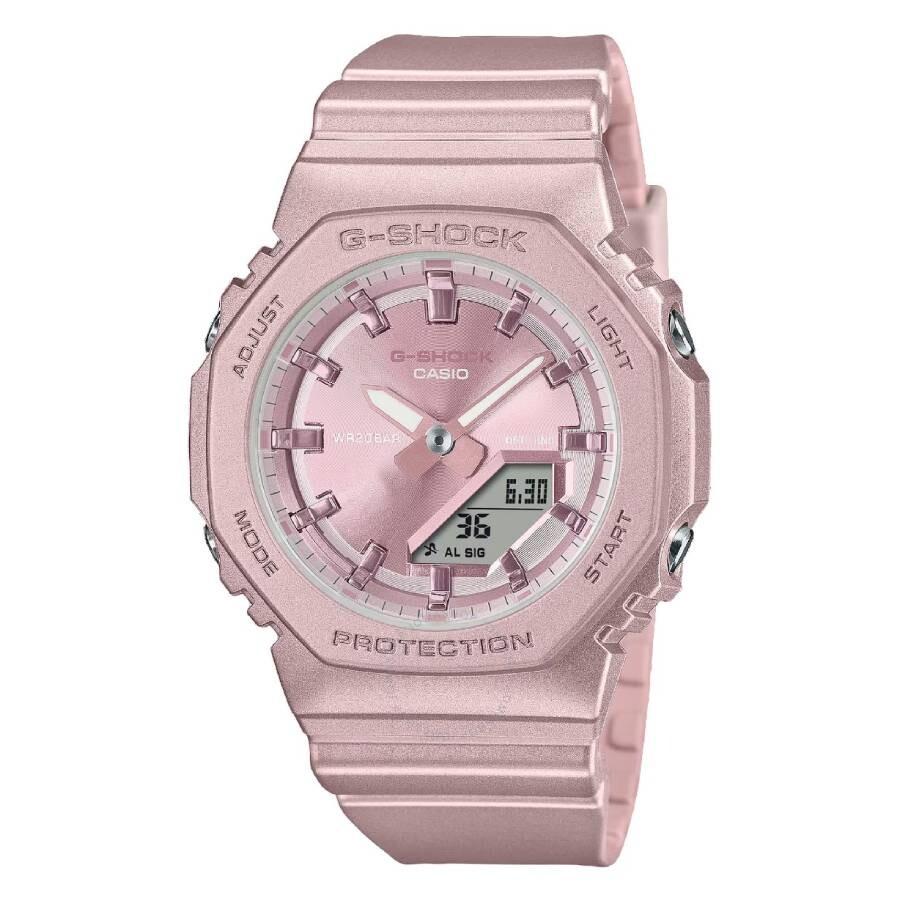 Casio G-Shock Alarm World Time Quartz Analog-Digital Ladies Watch GMA-P2100ST-4ADR