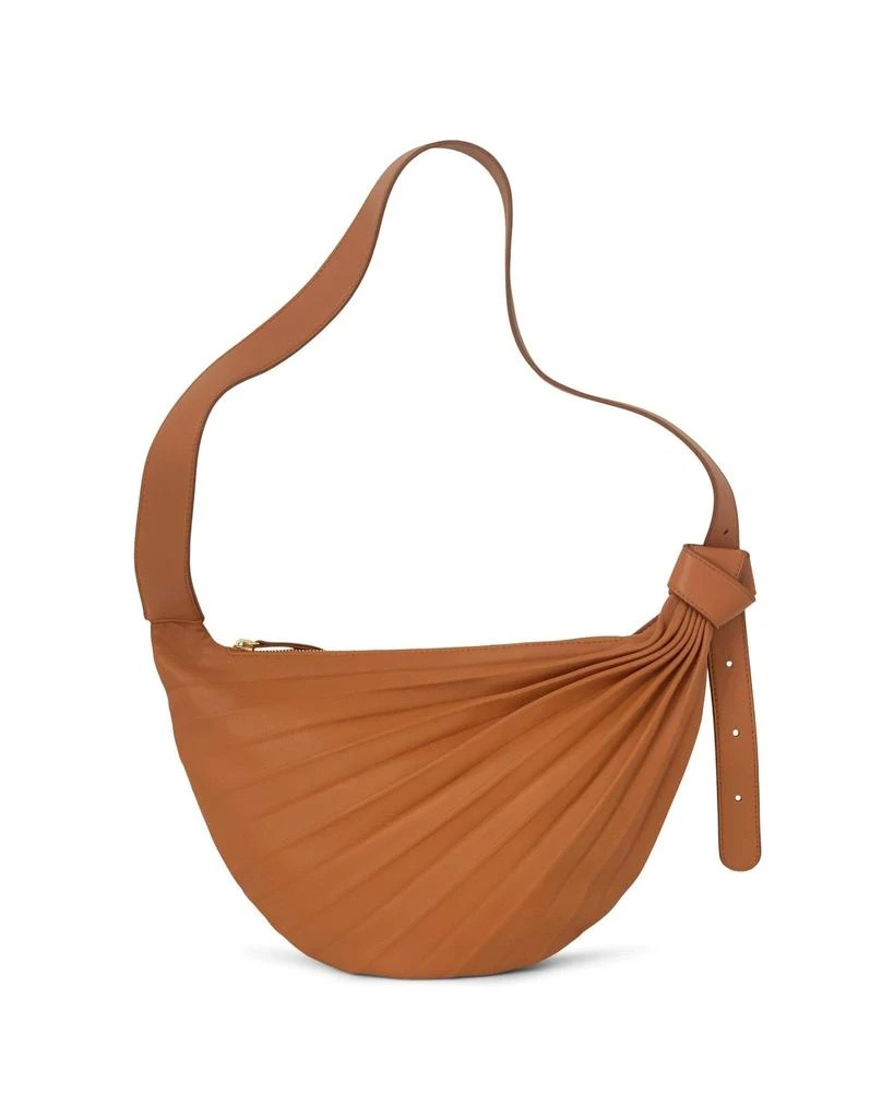 Sabrina Zeng Chiaroscuro Hammock Sling Bag Caramel 1