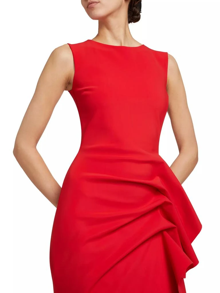 Chiara Boni Wang Ruffle Cocktail Midi-Dress 6