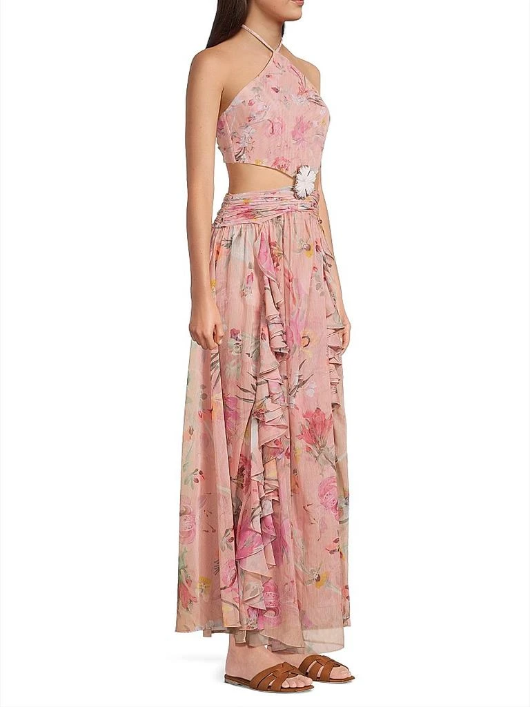 PatBO Lily Flower Cut-Out Maxi Dress 4