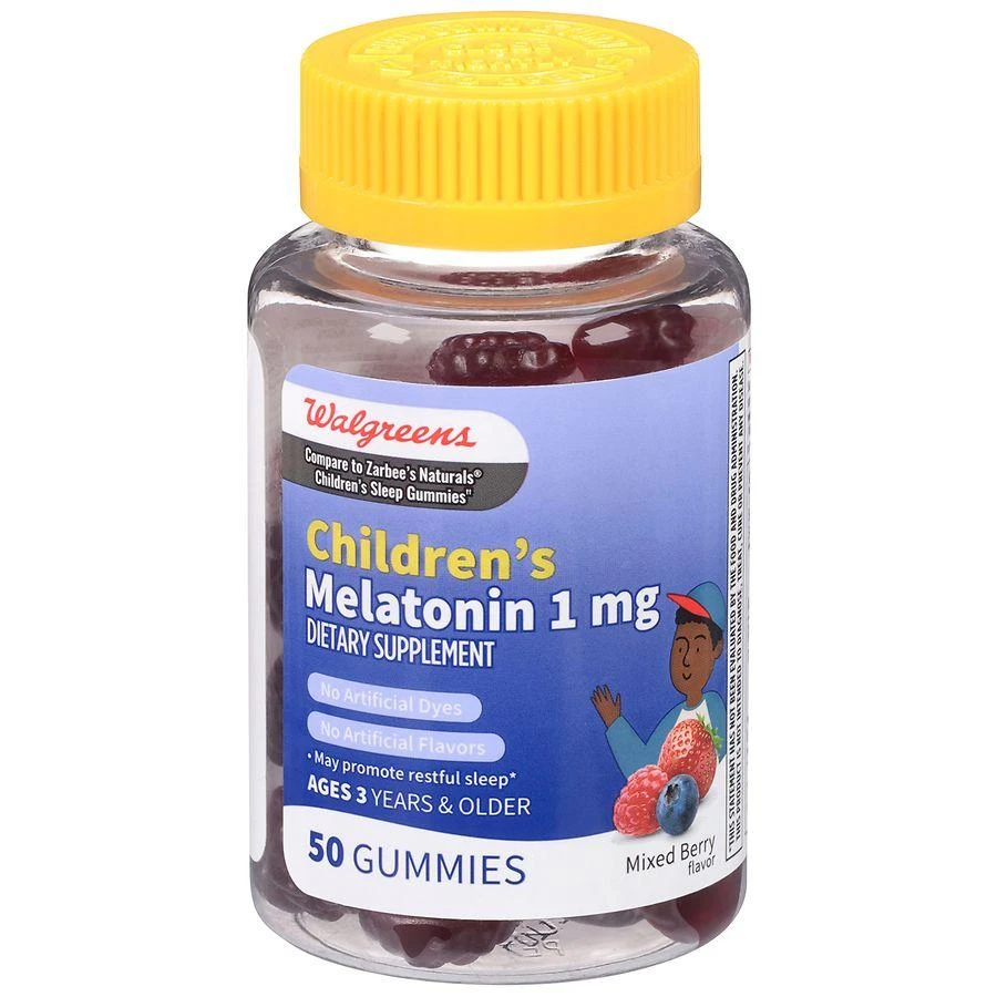 Walgreens Children's Melatonin 1 mg Gummies Mixed Berry 1