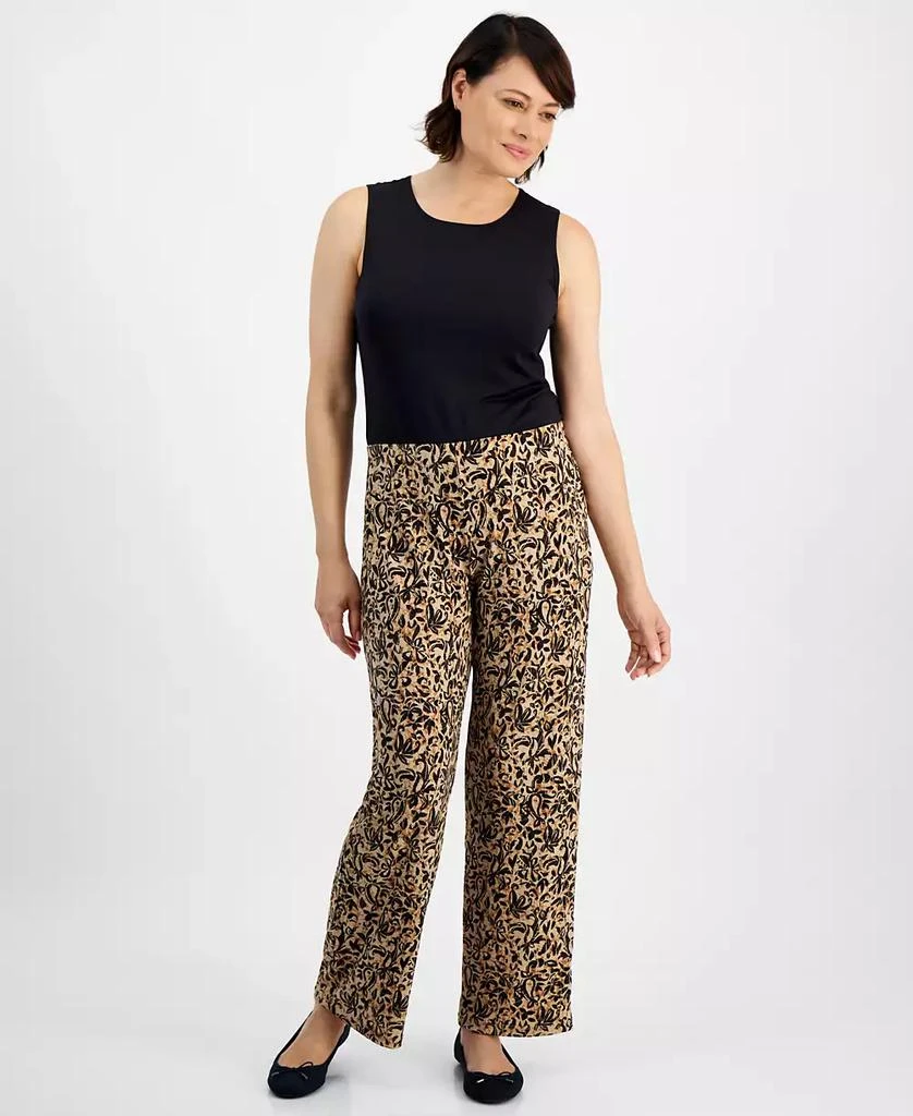 JM Collection Petite Knit Pull-On Pants, Created for Macy's 1