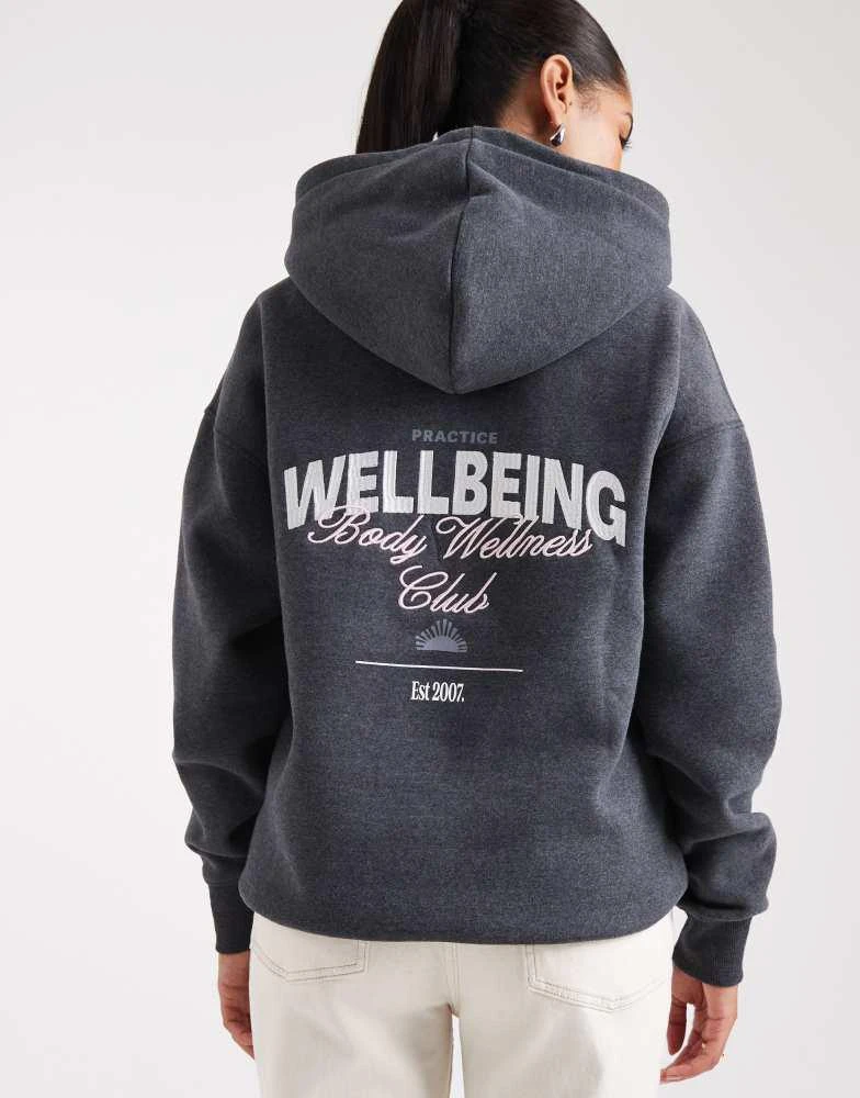 Sweat Capuche Femme Collusion S Noir Coton Graphique Pullover Occasion