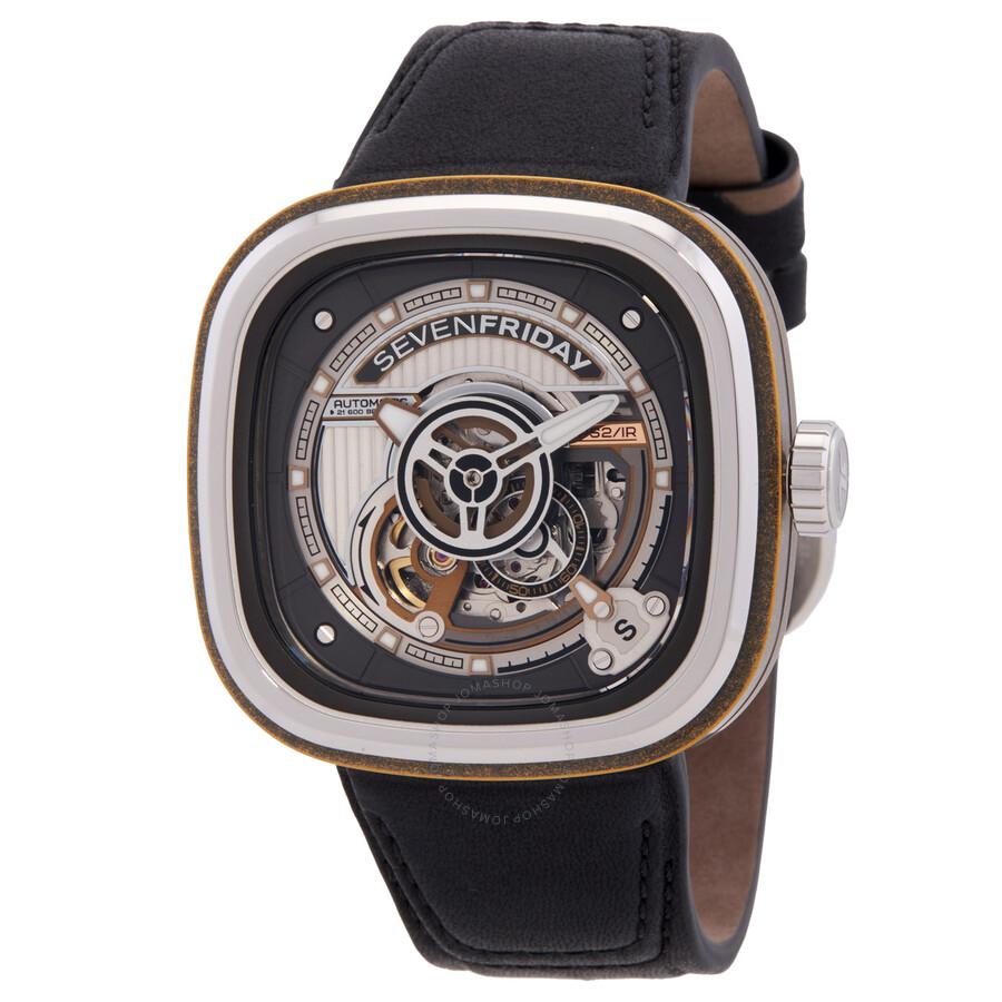 Sevenfriday P-Series Skeleton Diamond Automatic Watch PS2/01
