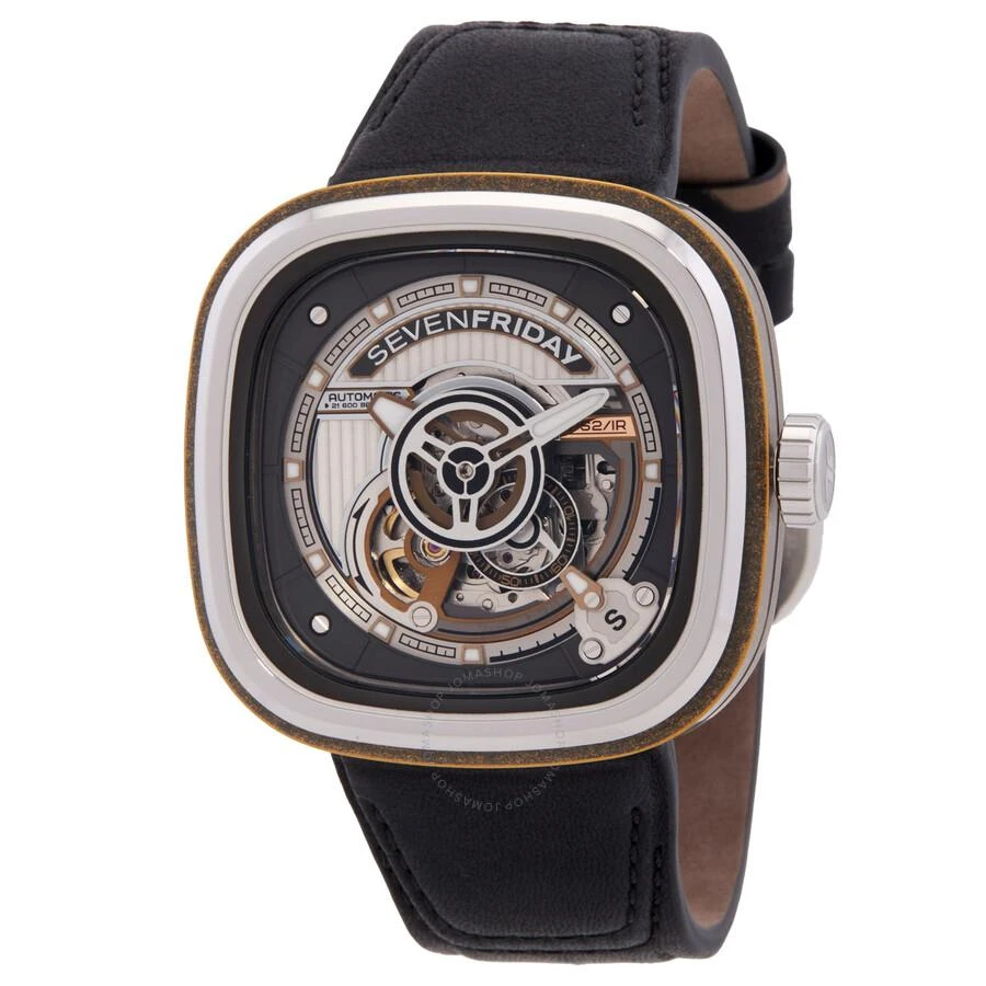 Sevenfriday SevenFriday P-Series Skeleton Diamond Automatic Watch PS2/01 1
