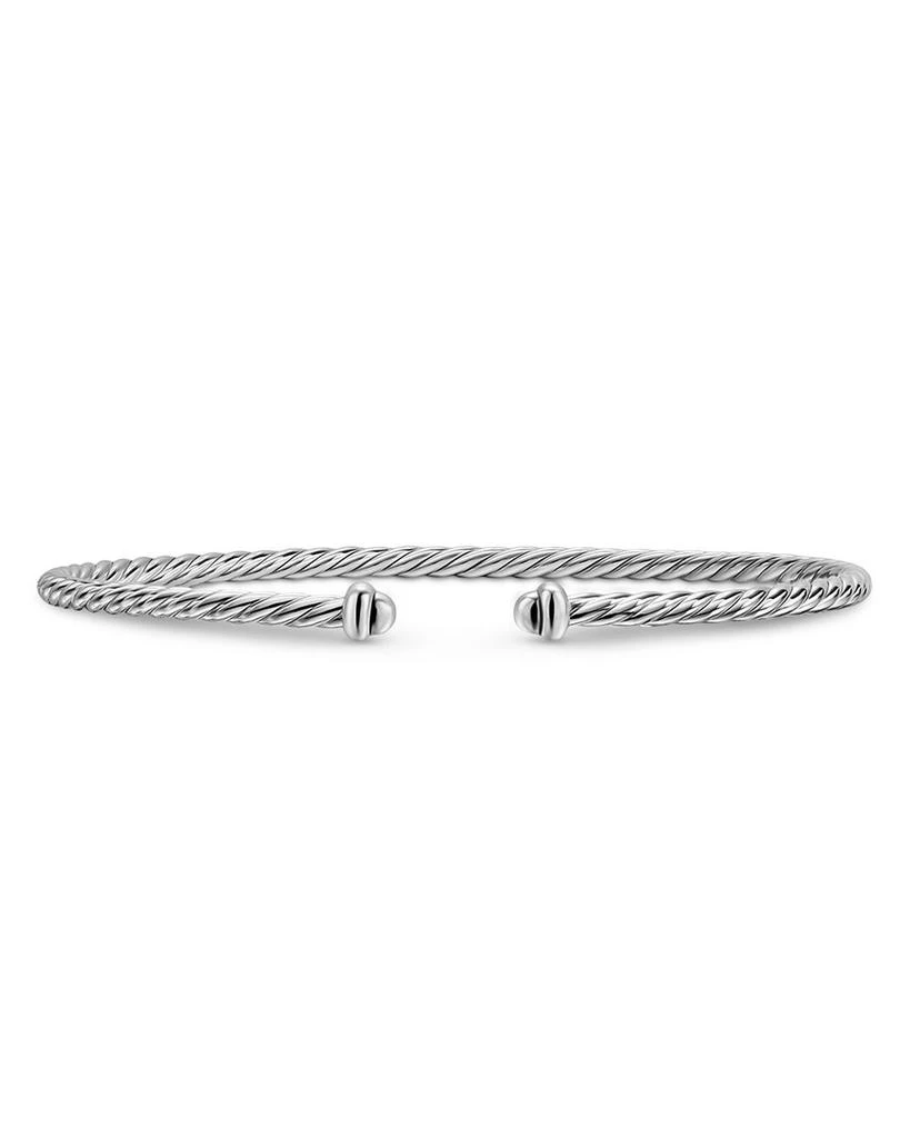 David Yurman Micro Cable Flex® Bracelet in Sterling Silver, 2.6mm 1