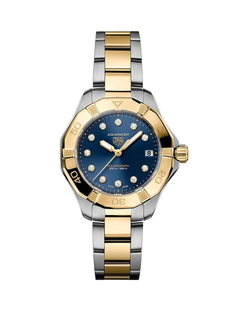 TAG Heuer Aquaracer Solargraph Watch, 34mm 1