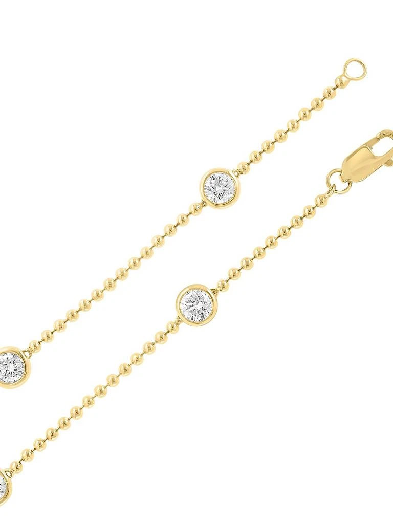 Saks Fifth Avenue Collection 14K Yellow Gold 0.90 TCW Lab-Grown Diamond Bracelet 4