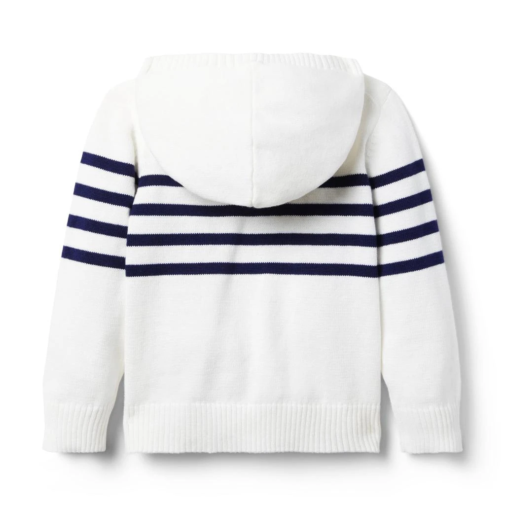 Janie and Jack Striped Sweater Hoodie (Toddler/Little Kid/Big Kid) 2