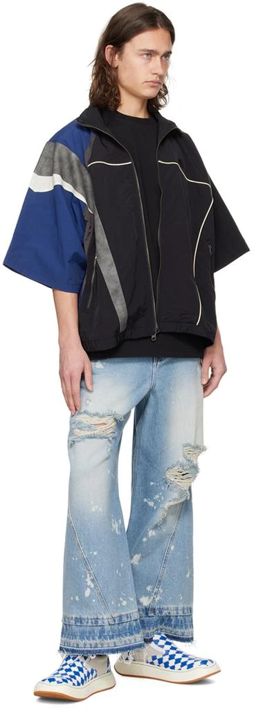 ADER error Black Significant Patch T-Shirt 4