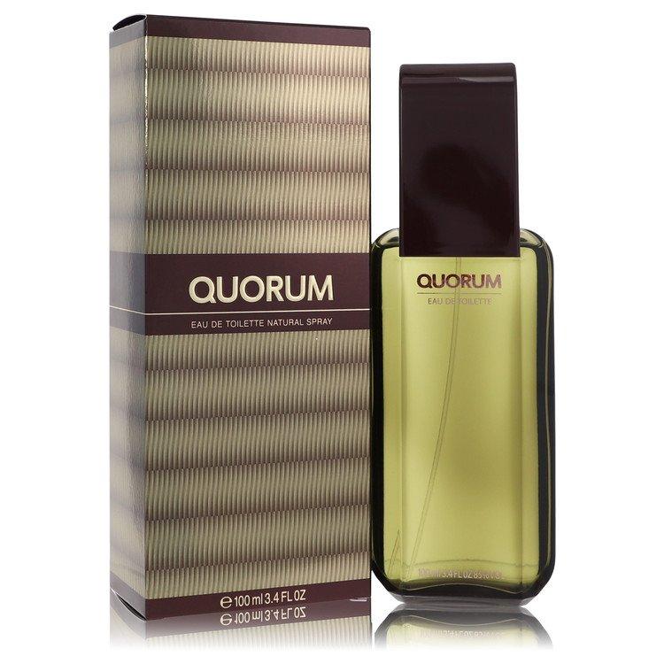 Antonio Puig Quorum by  Eau De Toilette Spray 3.4 oz Men