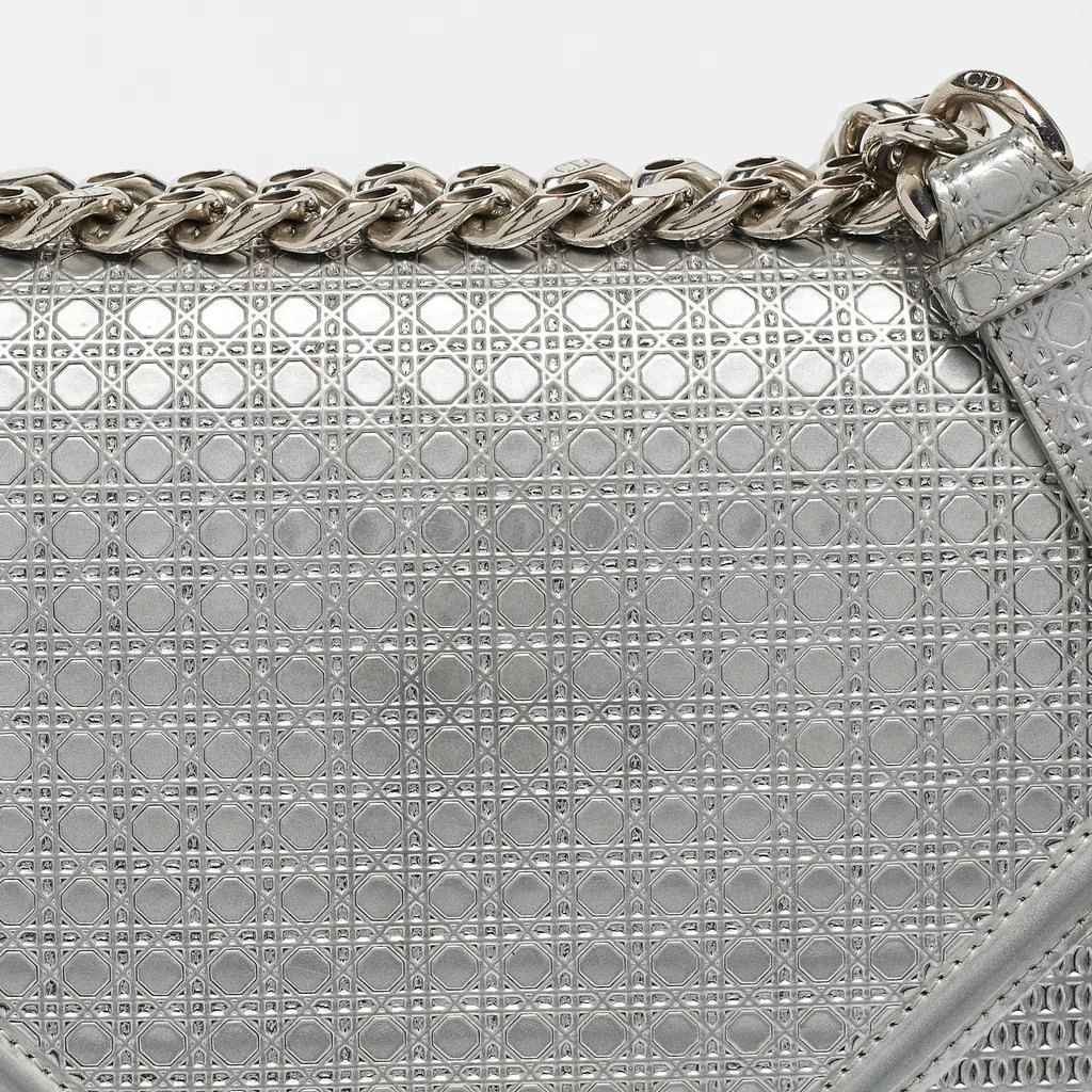 Dior Dior Silver Leather Medium Diorama Flap Shoulder Bag 7