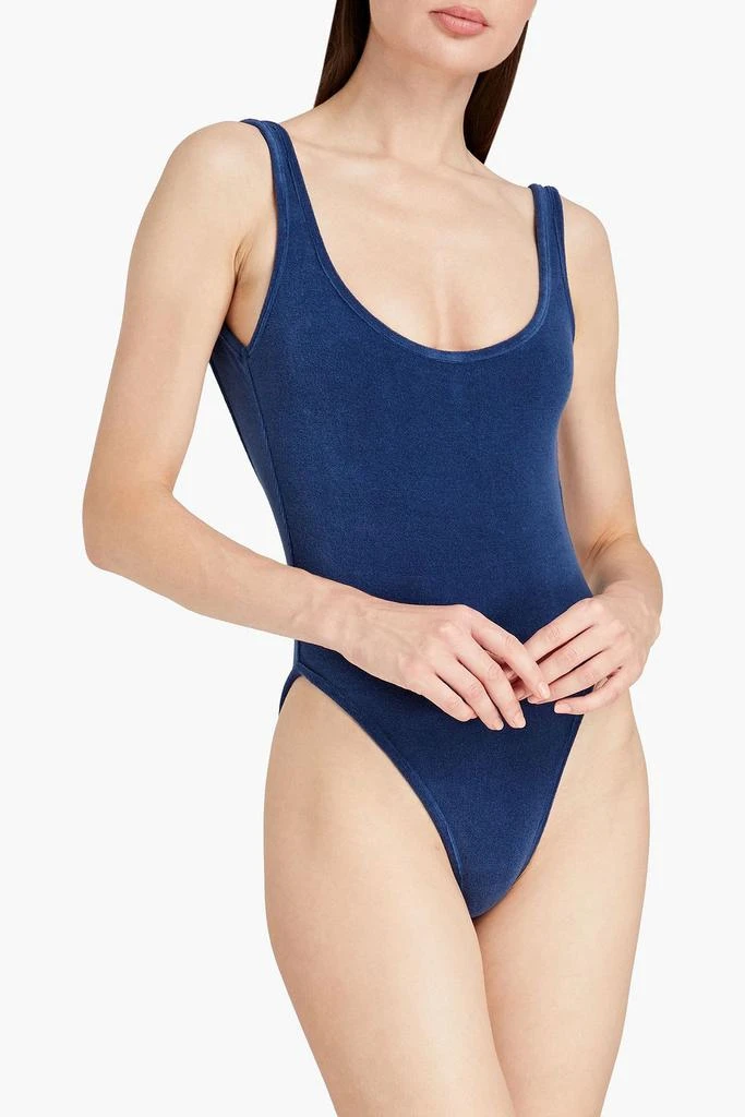 Zimmermann Cotton-blend terry swimsuit 2