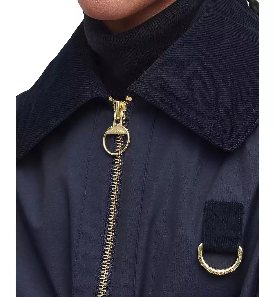 Barbour Women's Nora Oversized-Collar Utility Jacket 4