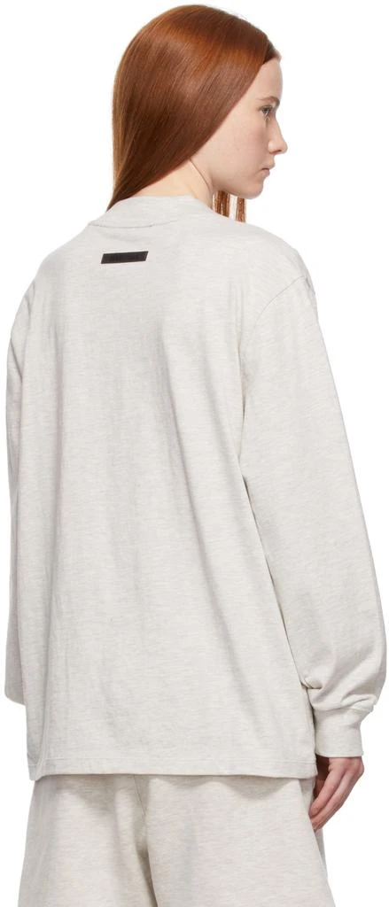 Essentials Off-White Logo Long Sleeve T-Shirt 3