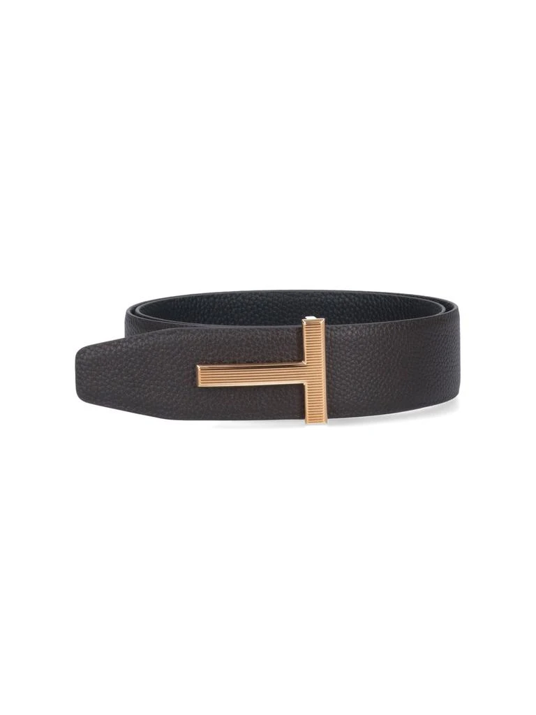 Tom Ford Tom Ford T Logo Buckle Belt 1