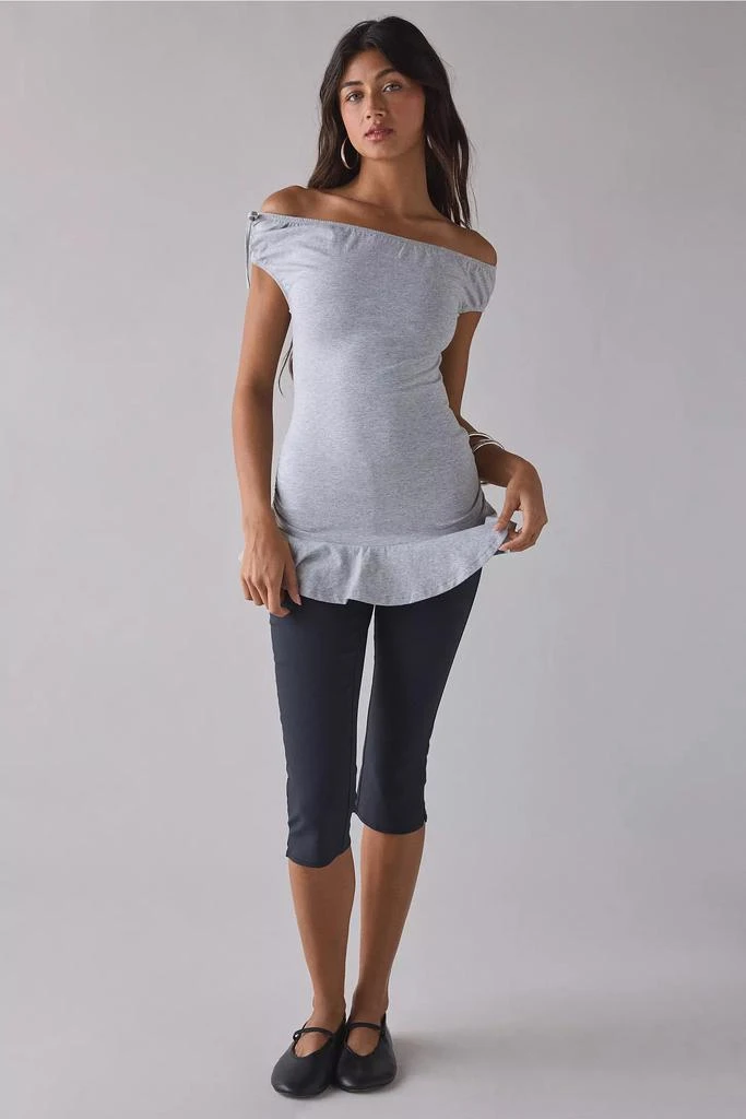 Motel Motel Kanao Off-The-Shoulder Ruffle Tunic Top 4