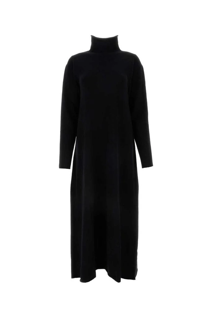 Jil Sander Jil Sander High-Neck Long-Sleeved Knitted Dress 1