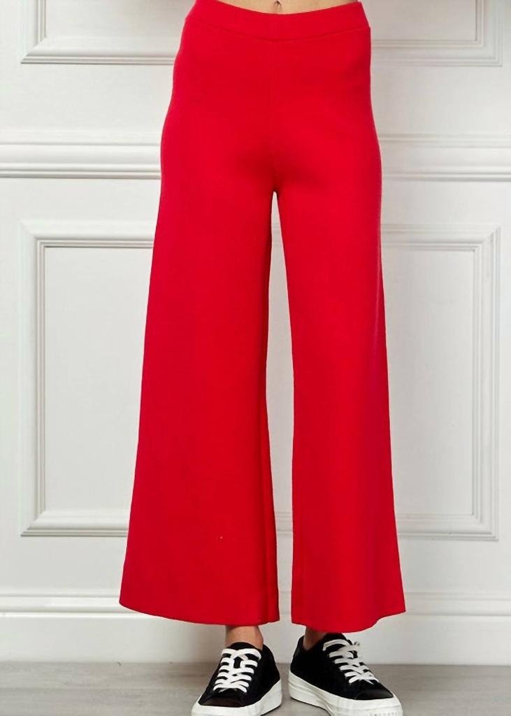AMONGST OTHERS Amongst Others - Match Made Cropped Wide Sweater Pant