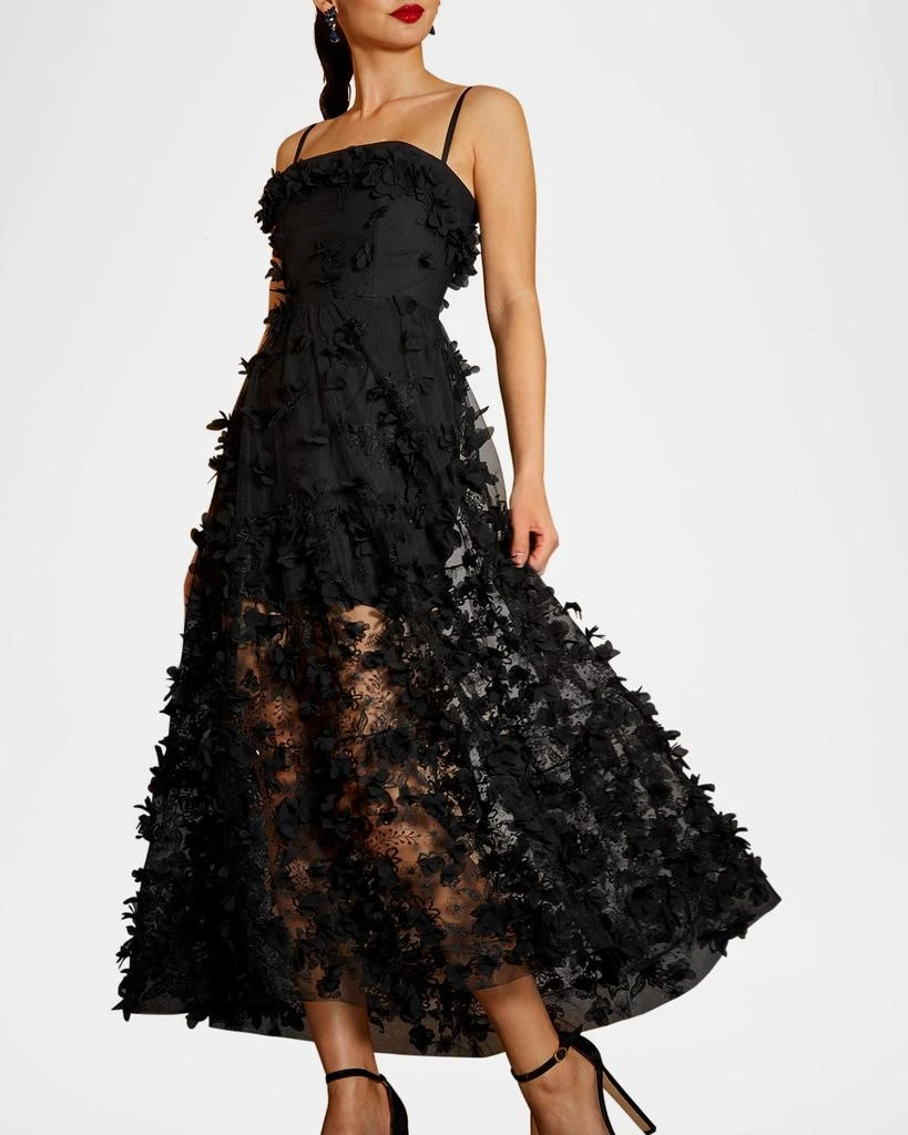 HELSI Audrey Embroidered Floral Applique Midi Dress 6