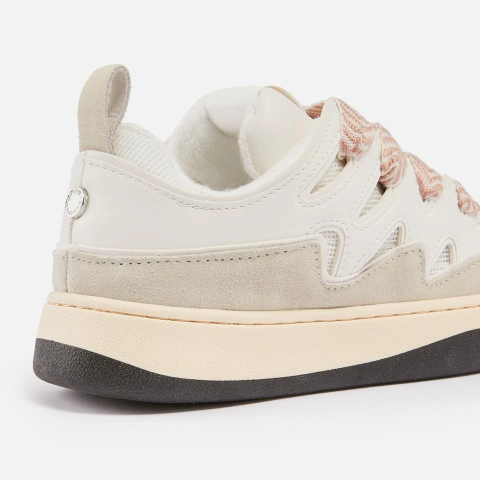 Steve Madden STEVE MADDEN WOMEN'S ROARING CUPSOLE FAUX SUEDE AND MESH TRAINERS 4