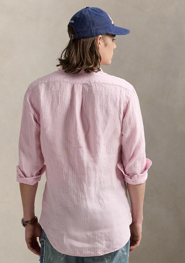 Ralph Lauren Classic Fit Striped Linen Shirt