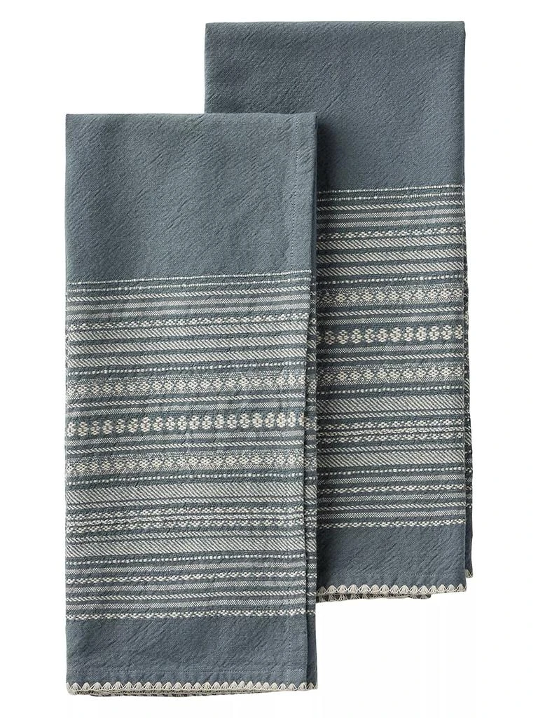 Coyuchi Oak Organic Hand Towel Set of 2 1