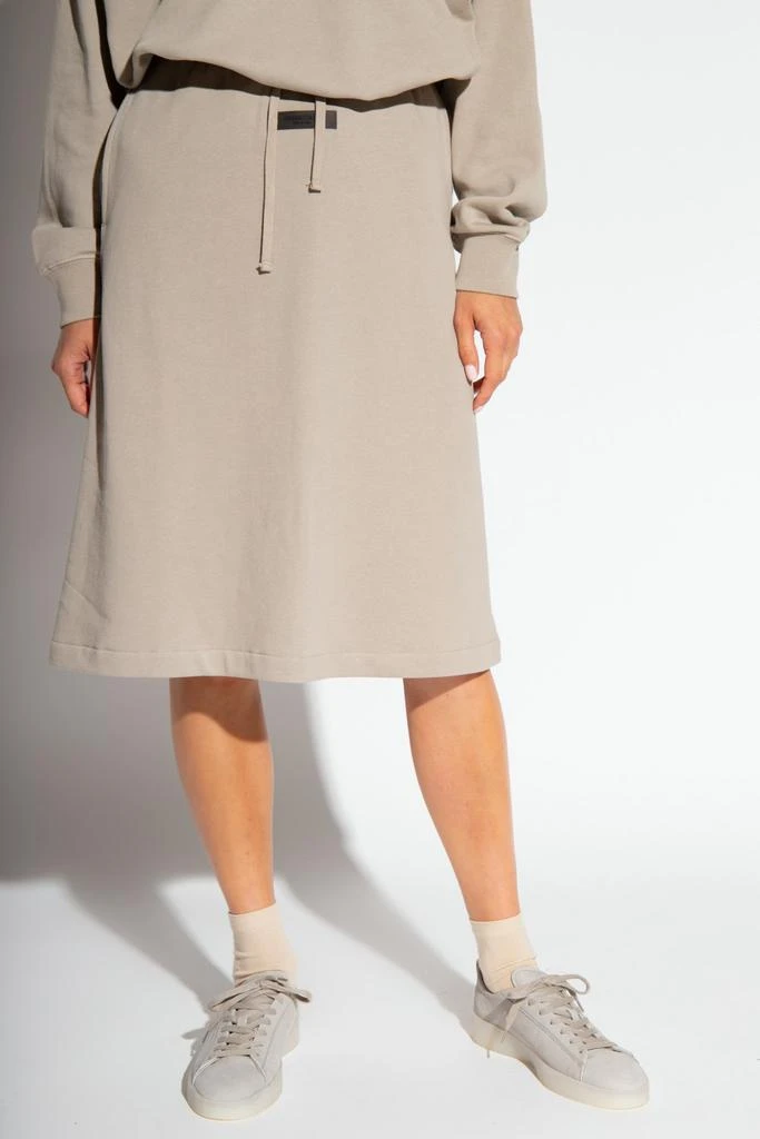 Essentials Fear Of God Essentials Logo Patch Drawstring Midi Skirt 2