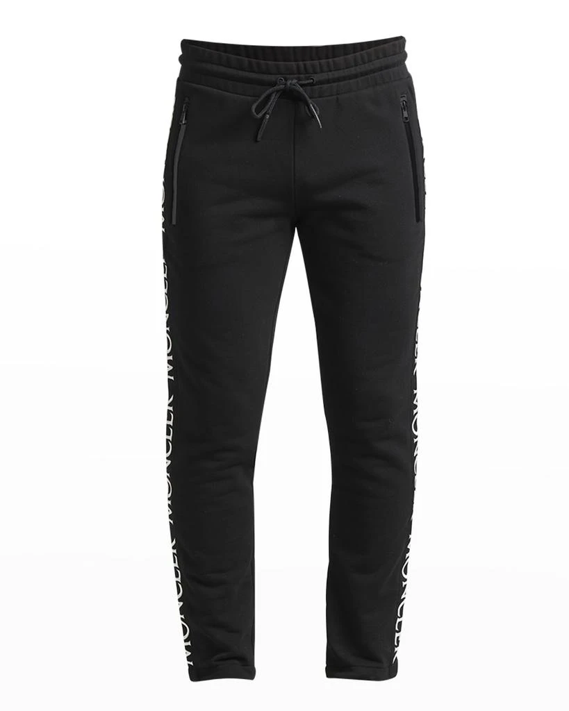 Moncler Men's Logo-Tape Sweatpants 2