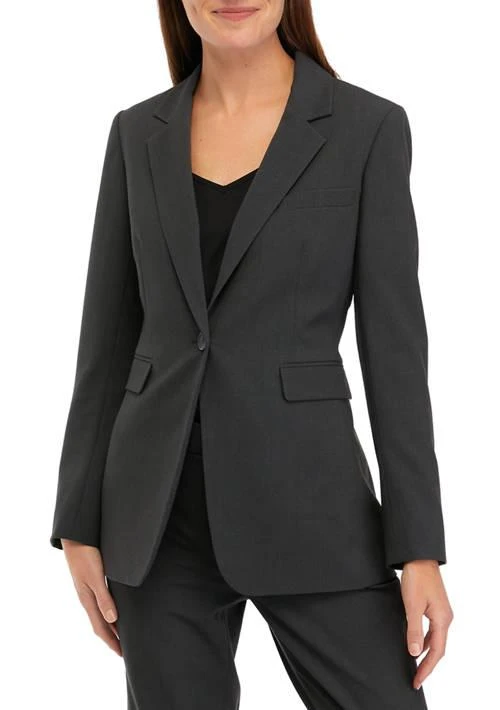 THE LIMITED Limited Petite Notch Collar Bi Stretch Blazer 1