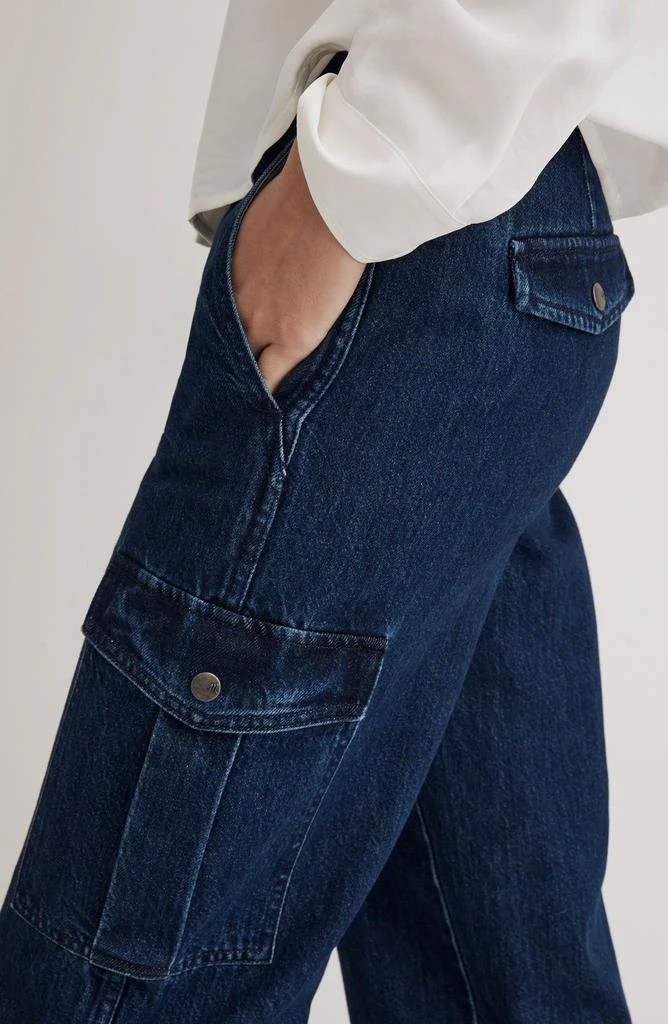 Madewell Low-Slung Straight Cargo Jeans 4