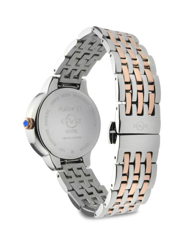 Diamond 0.24 Tcw. Mother-of-pearl Dial Watch Shop Astor II Two Tone Stainless Steel, Mother-Of-Pearl  main image 3