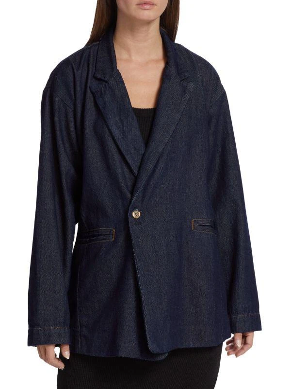 NSF Rumer Oversized Denim Wrap Jacket 1