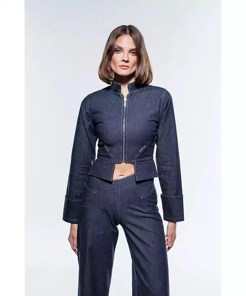 Jendue Women's Noble Denim Jacket
