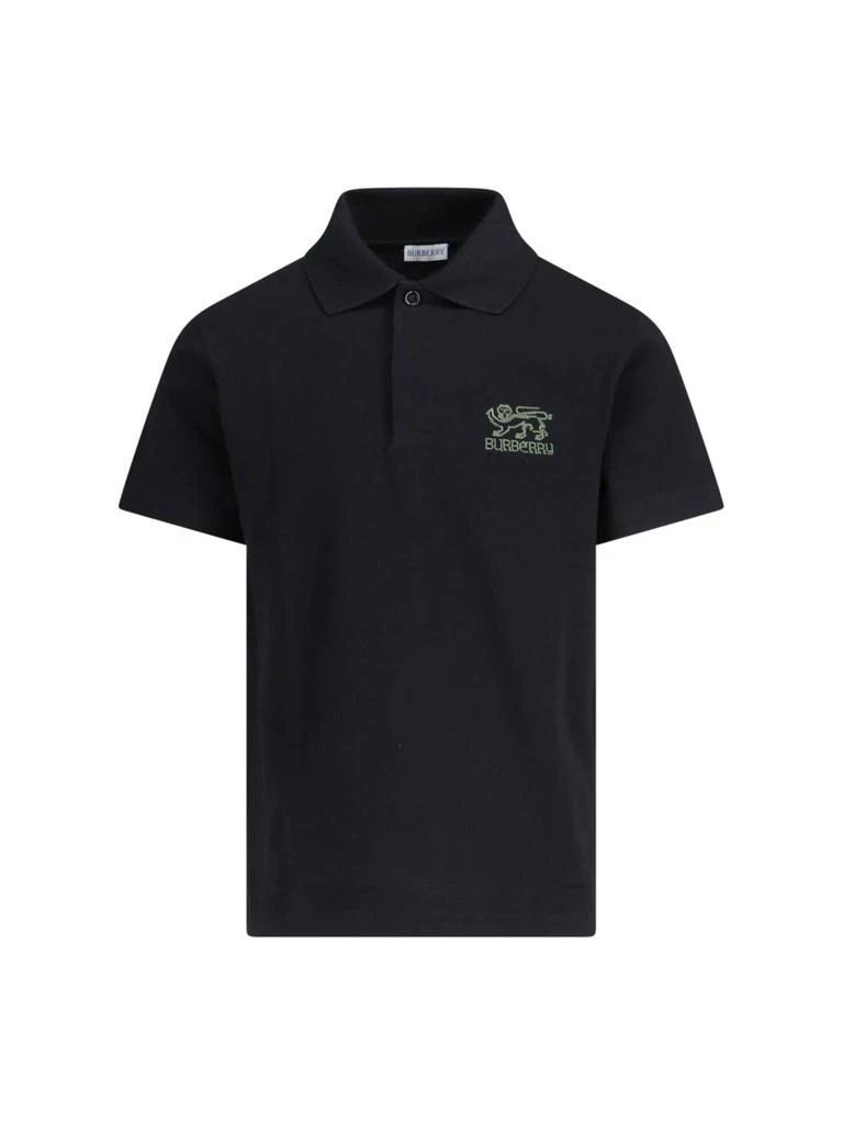 Burberry Burberry Logo Embroidered Polo Shirt 1