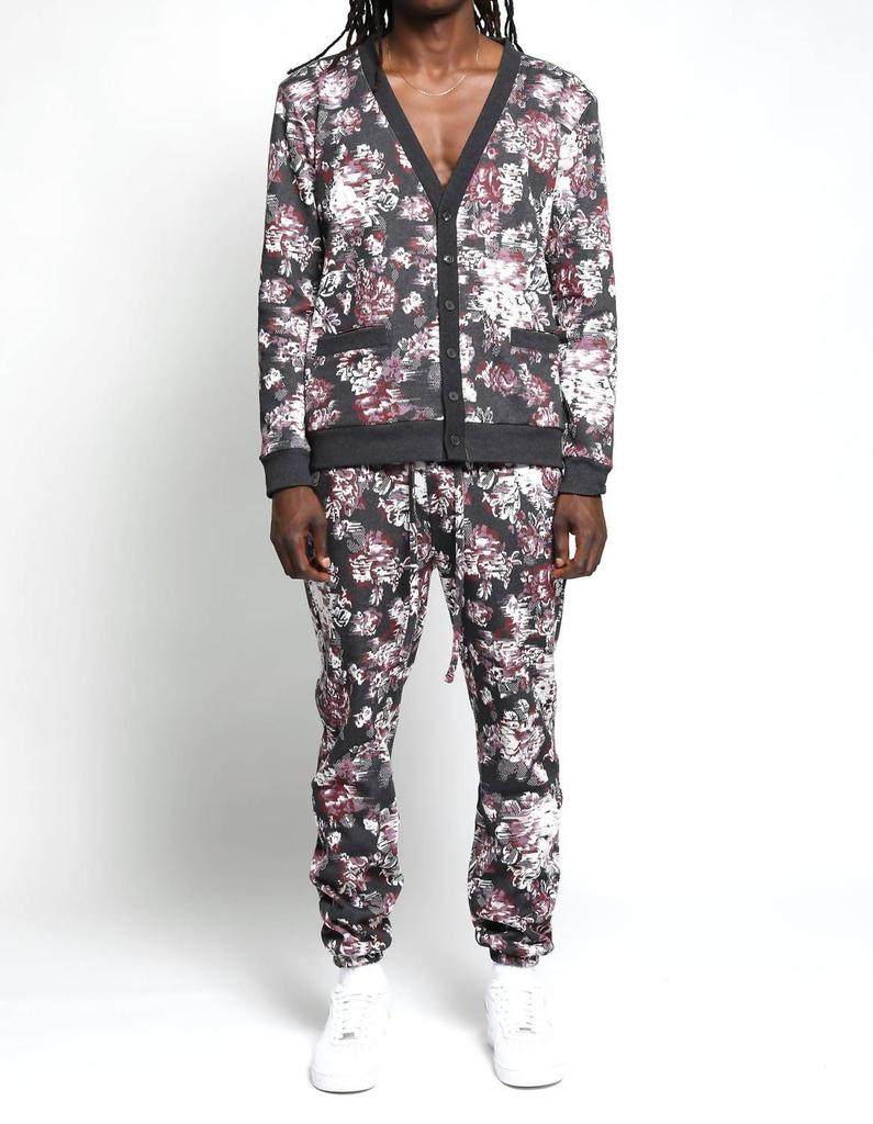TWENTY MONTREAL Twenty Montreal - Floral Glitch Hyper Reality Knit Pants