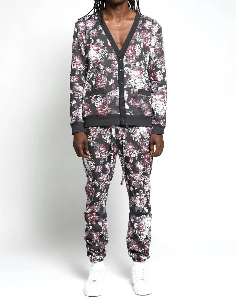 TWENTY MONTREAL Twenty Montreal - Floral Glitch Hyper Reality Knit Pants 1