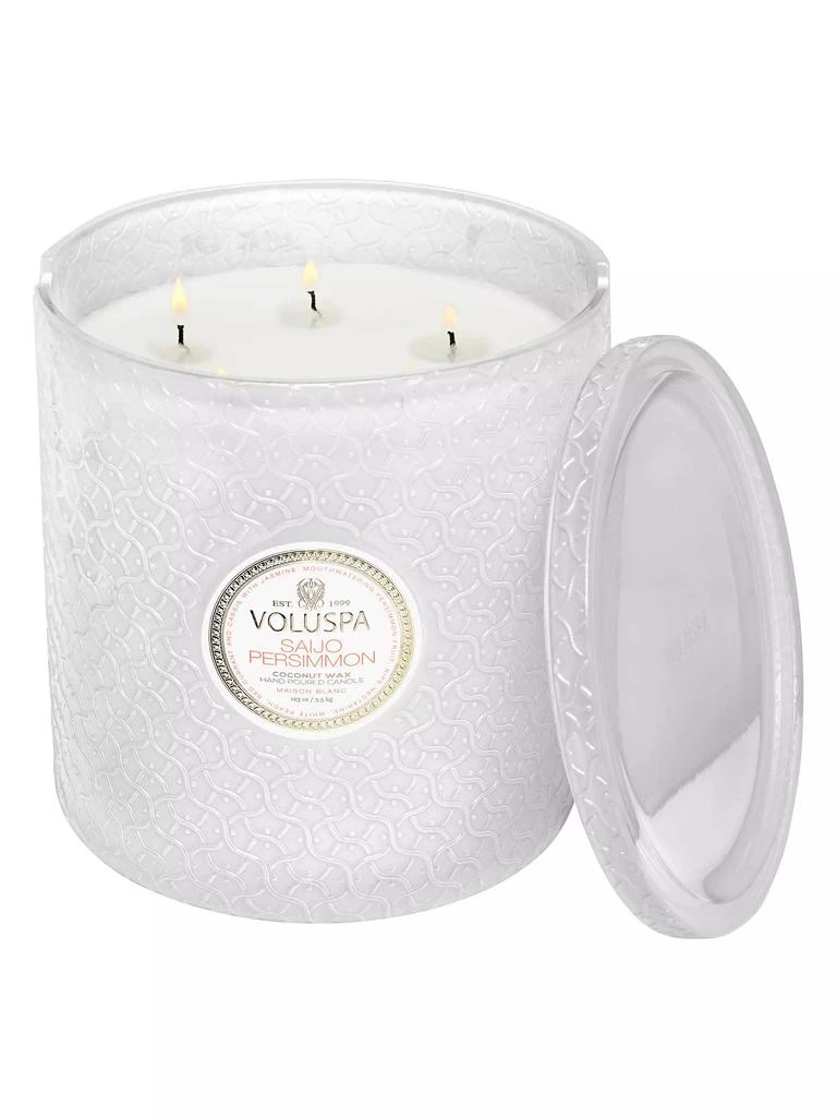 Voluspa Saijo Persimmon 5-Wick Hearth Candle 2