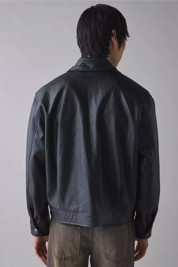 BDG BDG Faux Leather Zip Jacket 3