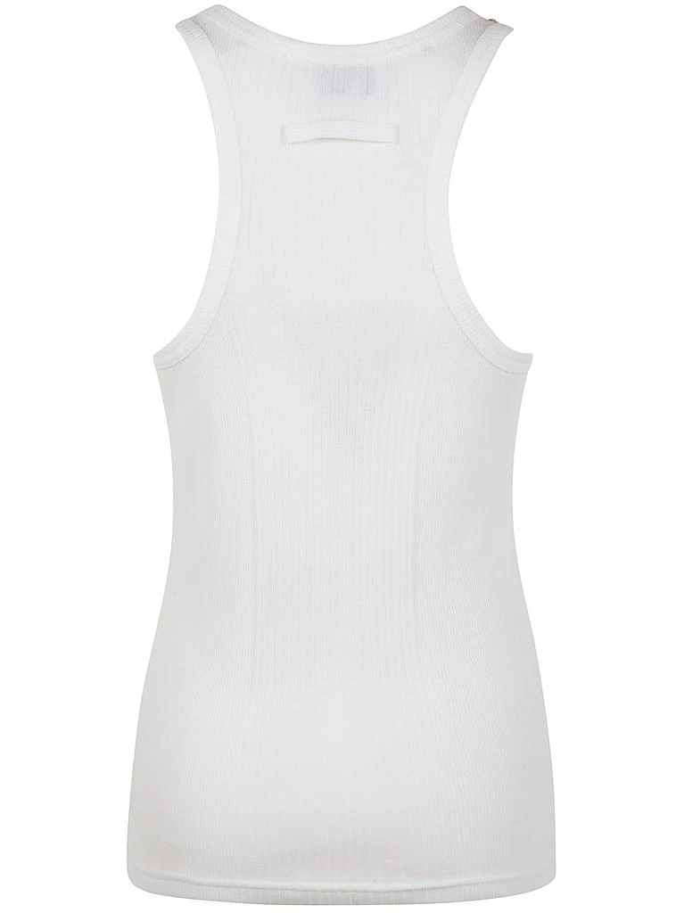 Jean Paul Gaultier Ribbed Tank Top With Overall Buckles 3
