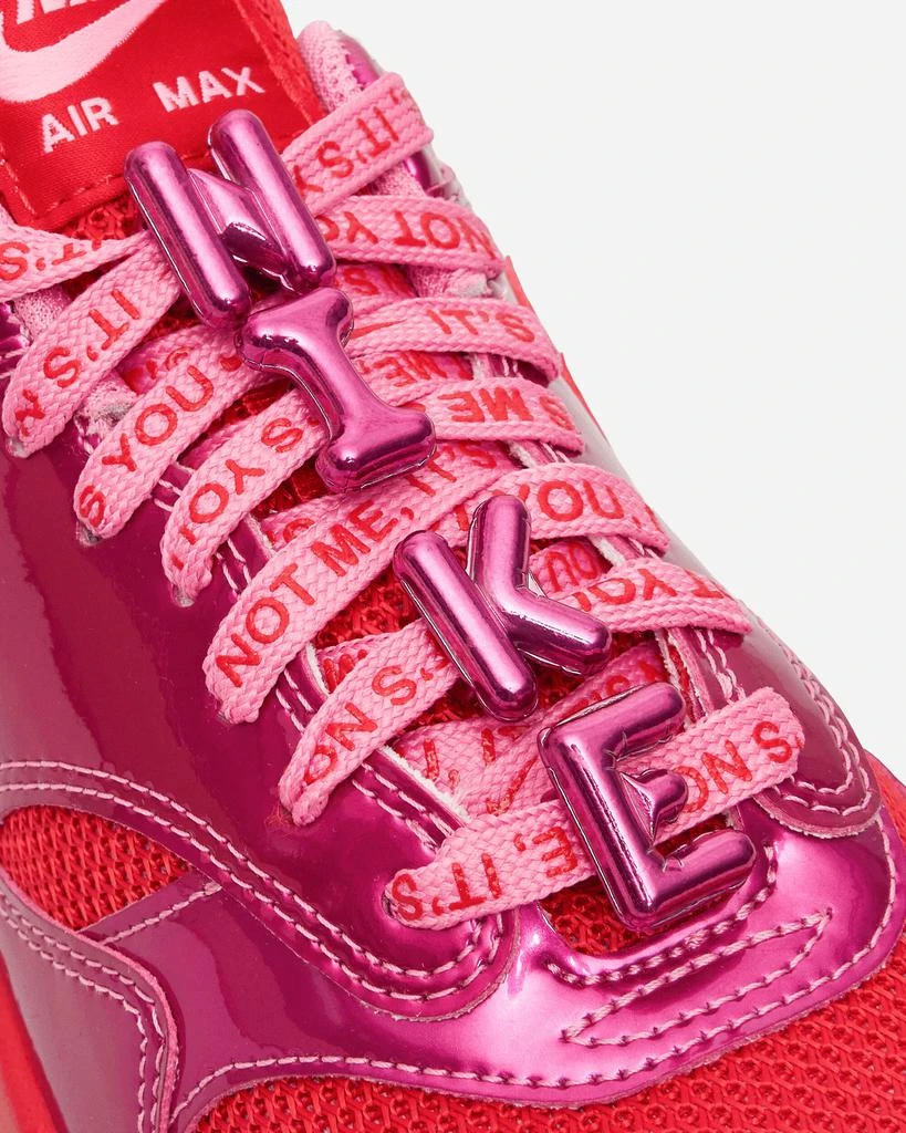 NIKE Air Max 1 Premium Sneakers Playful Pink / University Red 6