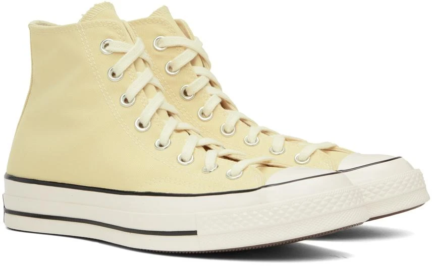 Converse Yellow Chuck 70 Hi Sneakers 4