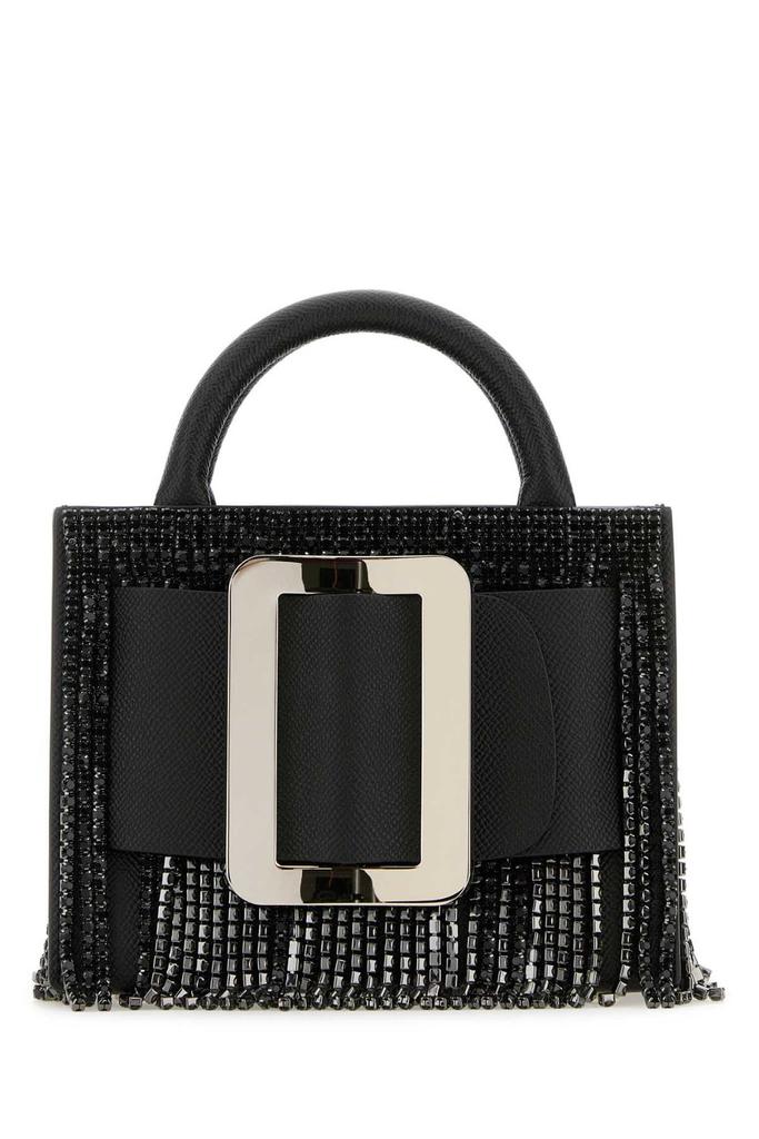 Boyy Boyy Bobby 18 Embellished Fringed Tote Bag