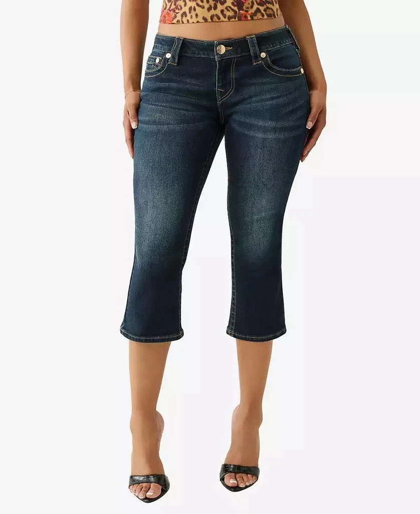 True Religion Women's Low Rise Capri Jeans 1