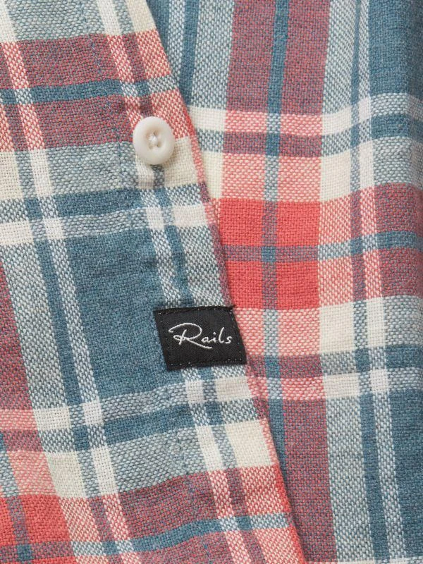 Rails Wyatt Plaid Button-Front Shirt 4