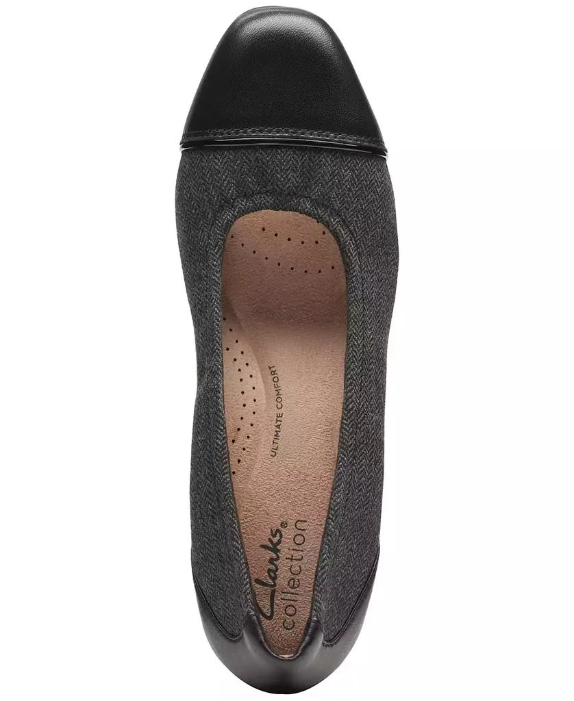 Clarks Women's Juliet Step Slip-On Cap-Toe Flats 5